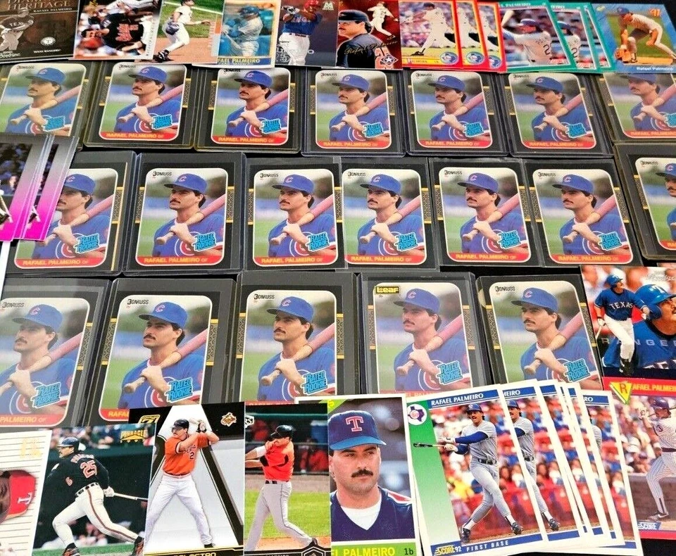 RAFAEL PALMEIRO YOU PICK SEE EVERY CARD RC, INSERTS  HIGH GRADE CARDS HUNDREDS - Image 1 of 2