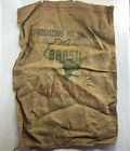 Burlap Brasel Cafe' Santos Coffee 100 lbs  Bag Sack Estado De Sao Paulo