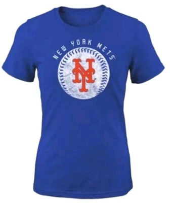 Camiseta MLB New York Mets para niñas cuello redondo talla XL (14/16) Foto 1 de 4