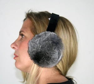 Nuevos manguitos para orejas de piel de chinchilla Efurs4less - Imagen 1 de 1