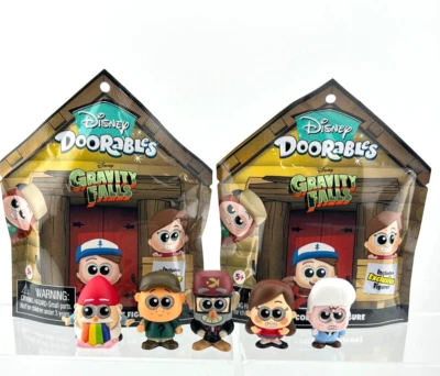Disney Doorables GRAVITY FALLS Lote De 5 - Li'l Gideon, Gnome, Soos, Stan & Mable - Imagem 1 de 4