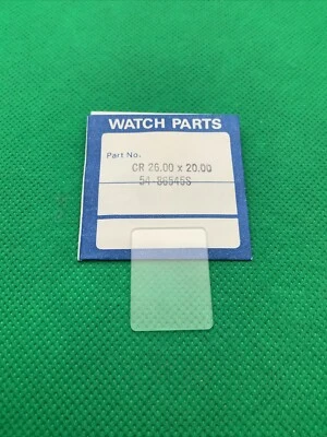 Reloj Citizen 54-86545S Cristal CR 26,00 x 20,00 Nuevo de Lote Antiguo Foto 1 de 2