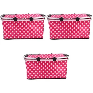 3 Pcs Isolierte Tasche Lebensmitteltragetasche Taschen Zum Mitnehmen - Bild 1 von 12