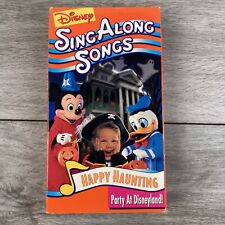 Disney Sing Along Songs Happy Haunting Party at Disneyland VHS Tape Halloween