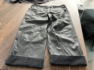 Elli elastische beschichtet Jeans gebraucht Größe 4 schwarz - Bild 1 von 13