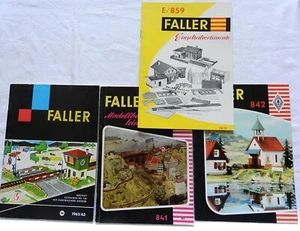 Faller Modellbau Hefte - 4 Stück - 841 +842 Katalog 62/63 E/859 (568) - Picture 1 of 12