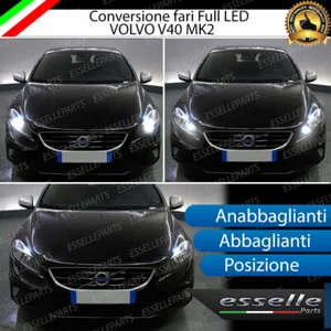 CONVERSIONE FARI FULL LED VOLVO V40 MK2 16000 LUMEN 6000K BIANCO GHIACCIO - Foto 1 di 8