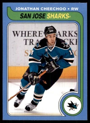 2008-09 O-Pee-Chee 1979-80 Retro Jonathan Cheechoo San Jose Sharks #396 - Image 1 of 2