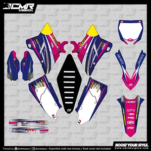 Graphic Kit for YAMAHA Stickers In Crystal YZ 125 250 2015 2016 2017 2018 - Picture 1 of 1