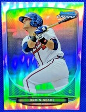 ATLANTA BRAVES 2013 Bowman Chrome Draft Picks REFRACTOR #BDPP116 ORRIN SEARS