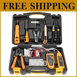 Lightweight Professional Network Tool Kit – Crimper, Tester, Screwdriver & Knife - Picture 1 of 11