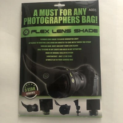 Flex Lens Shade Adjustable Flexible Lens Shade for Any SLR Lens A001 - Image 1 of 2