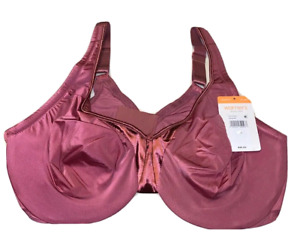 Warners ~ 42C Signature Support Satin Bra Hawthorn Rose, #35002A New Color