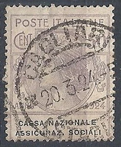 1924 REGNO USATO ENTI PARASTATALI 50 CENT - RR12301 - Imagen 1 de 1