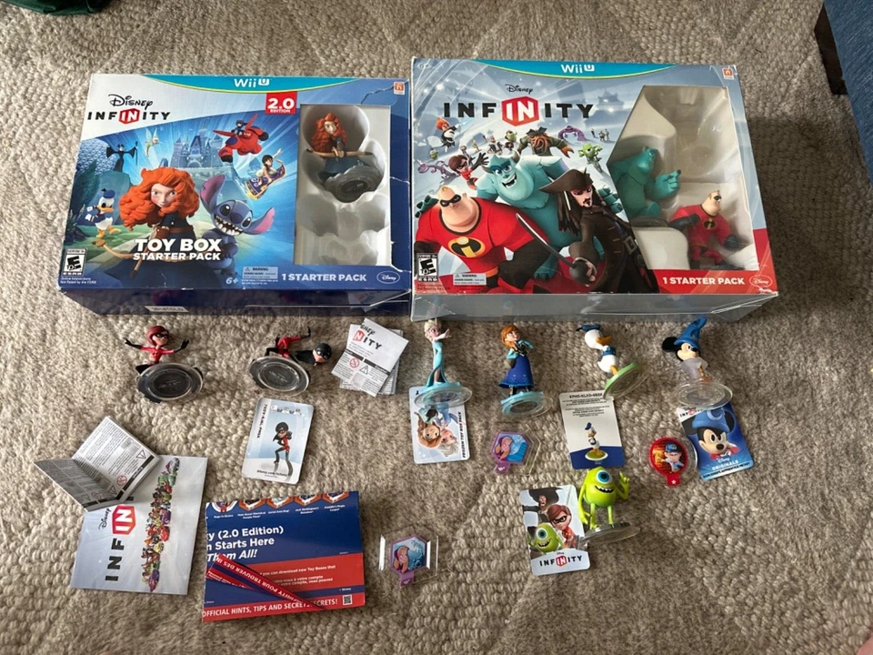 Juego de 10 Personajes Disney Infinity Base Power Disc Wii Xbox One 360 PS3 PS4 Foto 1 de 1