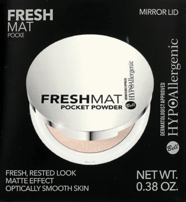 Bell HYPOAllergenic Fresh Mat Pocket Powder with Mirror Lid - 06 Caramel - Image 1 of 2
