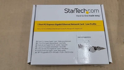 StarTech.com ST1000SPEX2L 1 Port PCI Express Gigabit Ethernet Network Card - Image 1 of 3