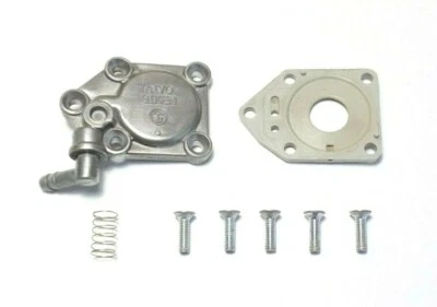 Suzuki DR350, DR250, Fuel Petcock Lever & Plate Assembly. Original. 1990-1999. - Image 1 of 2