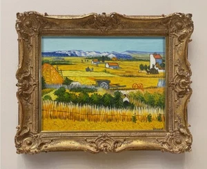 Vincent Van Gogh Painting - Grain field landscape, farm landscape, wheat field - Picture 1 of 12