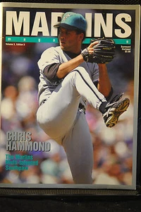 1995 FLORIDA MARLINS PROGRAM SCORECARD VS SAN DIEGO PADRES UNSCORED NM - Picture 1 of 2