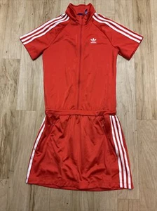 Adidas Youth Girl's J L Fb Dress Bright Red Size XL 14-15 BK0412 - Picture 1 of 8