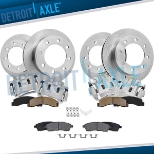 4WD Front & Rear Rotors Brake Calipers Brake Pads for 2000-2004 F-250 F-350 SD - Picture 1 of 7