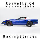 Racing stripes pre-cut decal set for 1984-1996 Chevrolet Corvette C4 convertible