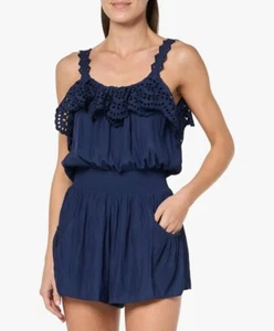 RAMY BROOK WOMEN'S XXS ELLEN ROMPER BLUE MSRP $495 - Picture 1 of 5