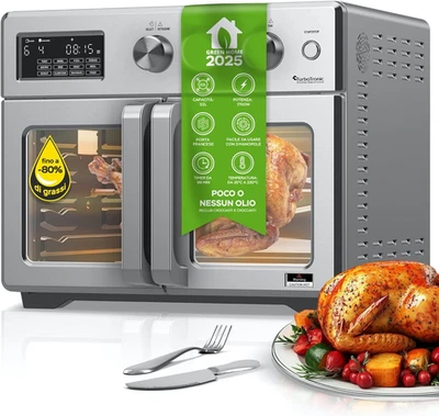 Turbotronic Forno Digitale XXL 32 Litri 4In1 Con Girarrosto | Mini Forno, Airfry - Immagine 1 di 4