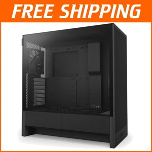 Compact H5 Flow 2024+ Mid-Tower PC Case - High Airflow & Cable Management System - Picture 1 of 11