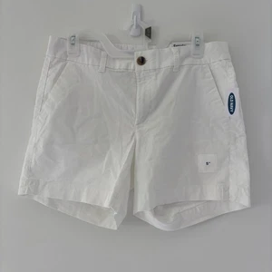 Old Navy New With Tags Everyday Shorts 5" Inseam Mid-Rise White Women's Size 6 - Picture 1 of 9