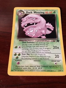 Pokemon Card Dark Weezing Team Rocket 14/82 011 - Picture 1 of 2