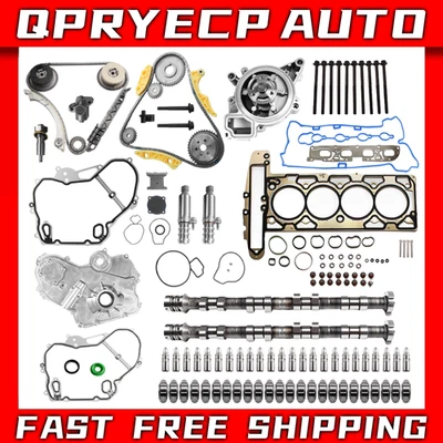 Camshaft Lifters Rockers Timing Chain VVT Kit for Chevy Equinox GMC Terrain 2.4L Foto 1 de 4