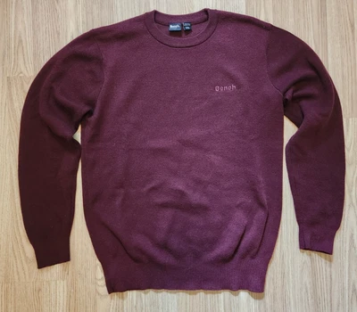 Bench мужской M красный свитер пуловер с круглым вырезом легкий полиэстер - Изображение 1 из 4