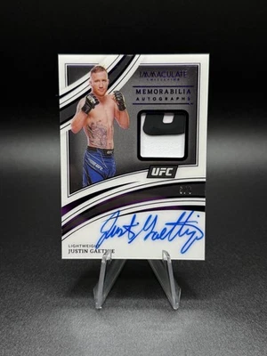 2022 Panini Immaculate UFC - JUSTIN GAETHJE FOTL Acetate /6 (AUTO, MEM) eBay 1/1 - Image 1 of 2