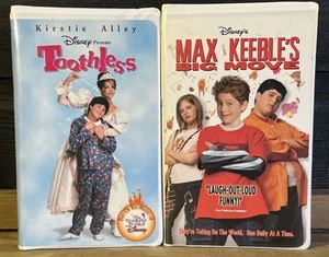 Disney Live Action VHS Movies - Max Keeble’s Big Move & Toothless -FREE SHIPPING - Picture 1 of 4