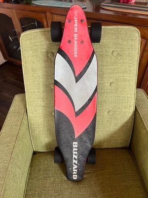 Vintage Skateboard Blizzard Super Slalom Fiberglass & california Slalom Trucks - Image 1 of 4