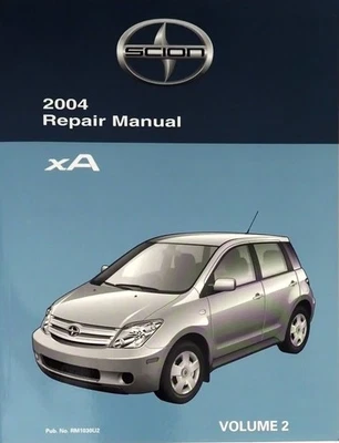 Toyota Scion xA 2004 manual de servicio de reparación de taller de fábrica volumen 2 de 2 original Foto 1 de 4