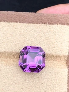 15.45 Carat Exquisite Custom Asscher Cut Brazilian Amethyst for jewellery - Picture 1 of 9