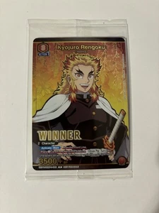 Union Arena Kyojuro Rengoku Winner Promo Card - Sealed - US - UEPR/KMY-1-089 - Bild 1 von 2
