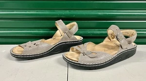 Finn Comfort Womens 40 Motomachi Fango Campagnolo Suede Slingback Sandal Buckle - Picture 1 of 5
