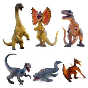 6.3 Inch Jurassic Dinosaur Toy Figures, Realistic Dinosaur Toys Set Dilophosa... - Picture 1 of 5