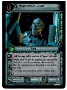 STAR TREK CCG 2E REFLECTIONS 2.0 FOIL CARD REQUISITIONS DRONE 6P43 ex - Picture 1 of 1