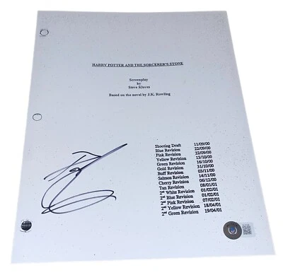 Daniel Radcliffe Signed Auto Harry Potter and the Sorcerer's Stone Script BAS D - Image 1 of 2