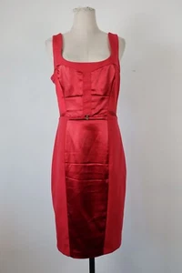 ELISABETTA FRANCHI PASSEPARTOUT VESTITO DONNA 48 DRESS WOMAN ITALY VINTAGE SETA - Photo 1 sur 9