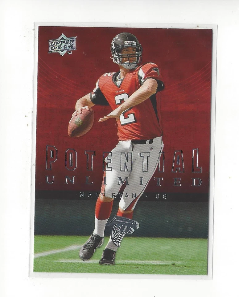2008 Upper Deck Potential Unlimited #PU27 Matt Ryan RC Rookie Falcons - Image 1 of 1