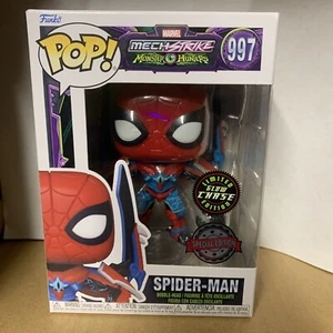 Funko Pop! Mechstrike Spiderman Glow in the Dark - Chase with Protector! - Picture 1 of 4