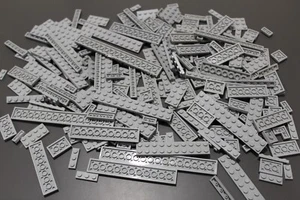 LEGO 200 Platten Plates einreihig zweireihig neu-hellgrau lightbluishgray #3925 - Picture 1 of 1