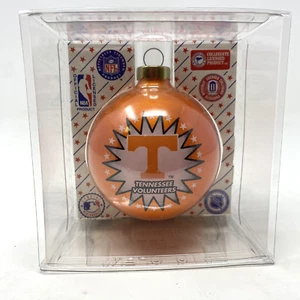 Tennessee Volunteers Glass Christmas Ball Ornament Sports Collector Series VTG - Picture 1 of 6