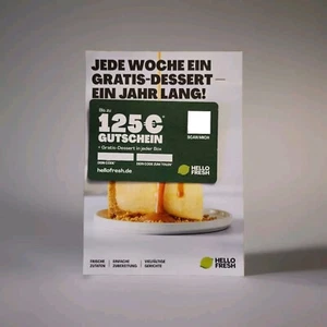 HelloFresh Gutschein In Wert Von 125€ Für Gratis Dessert 1 Jahr Lang - Bild 1 von 2